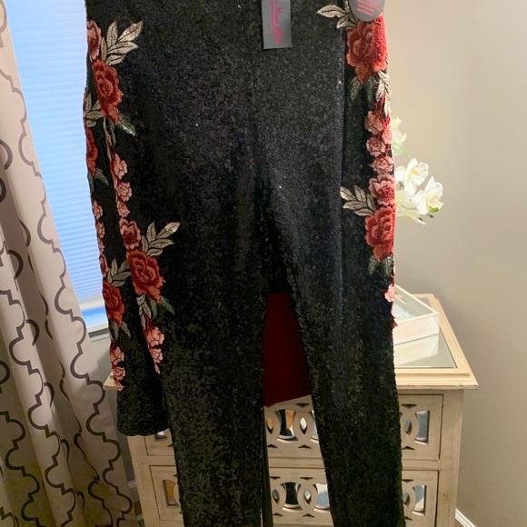 COPY - Top and bottom sequin set M - Picture 4 of 8